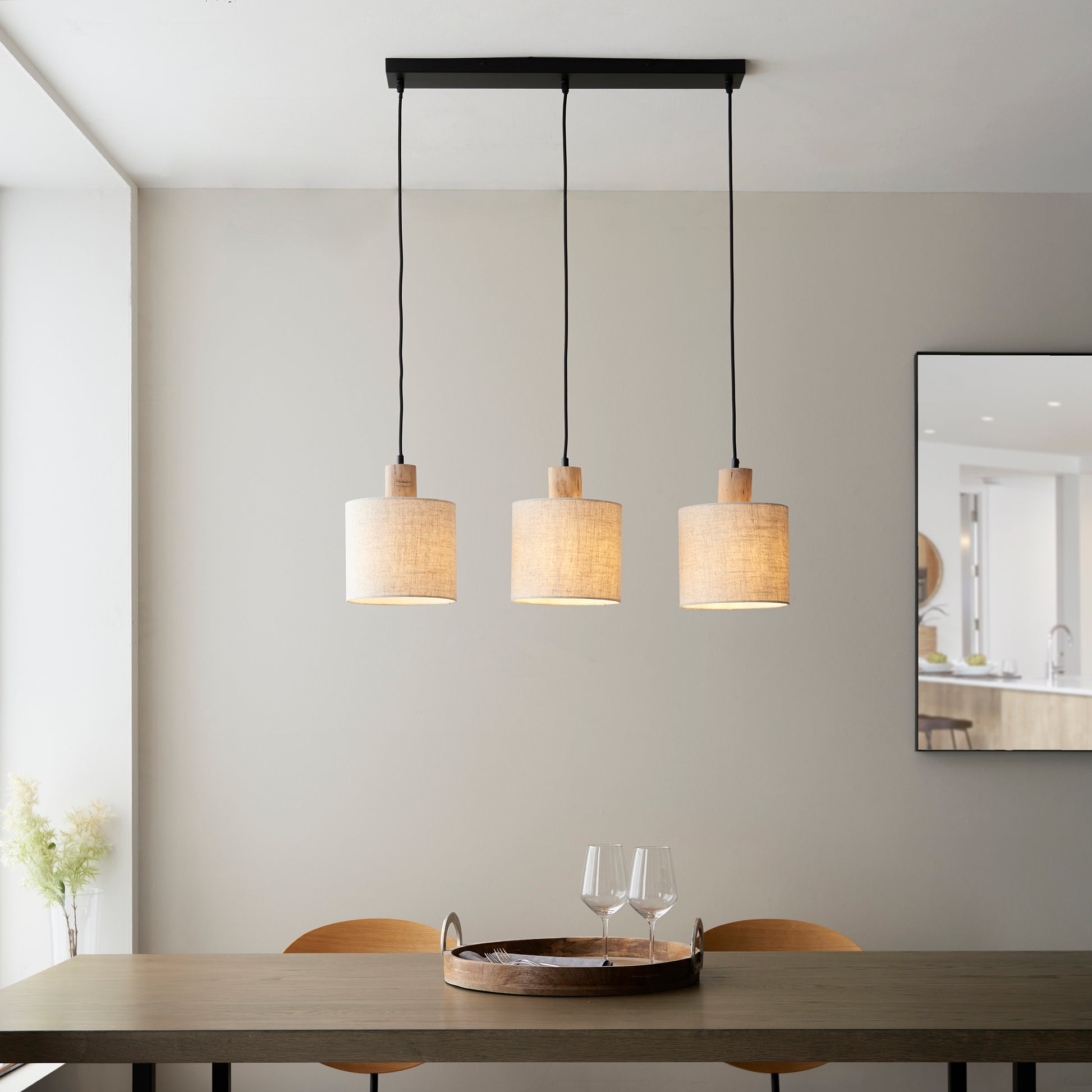 Durban 3-Light Island Pendant Light