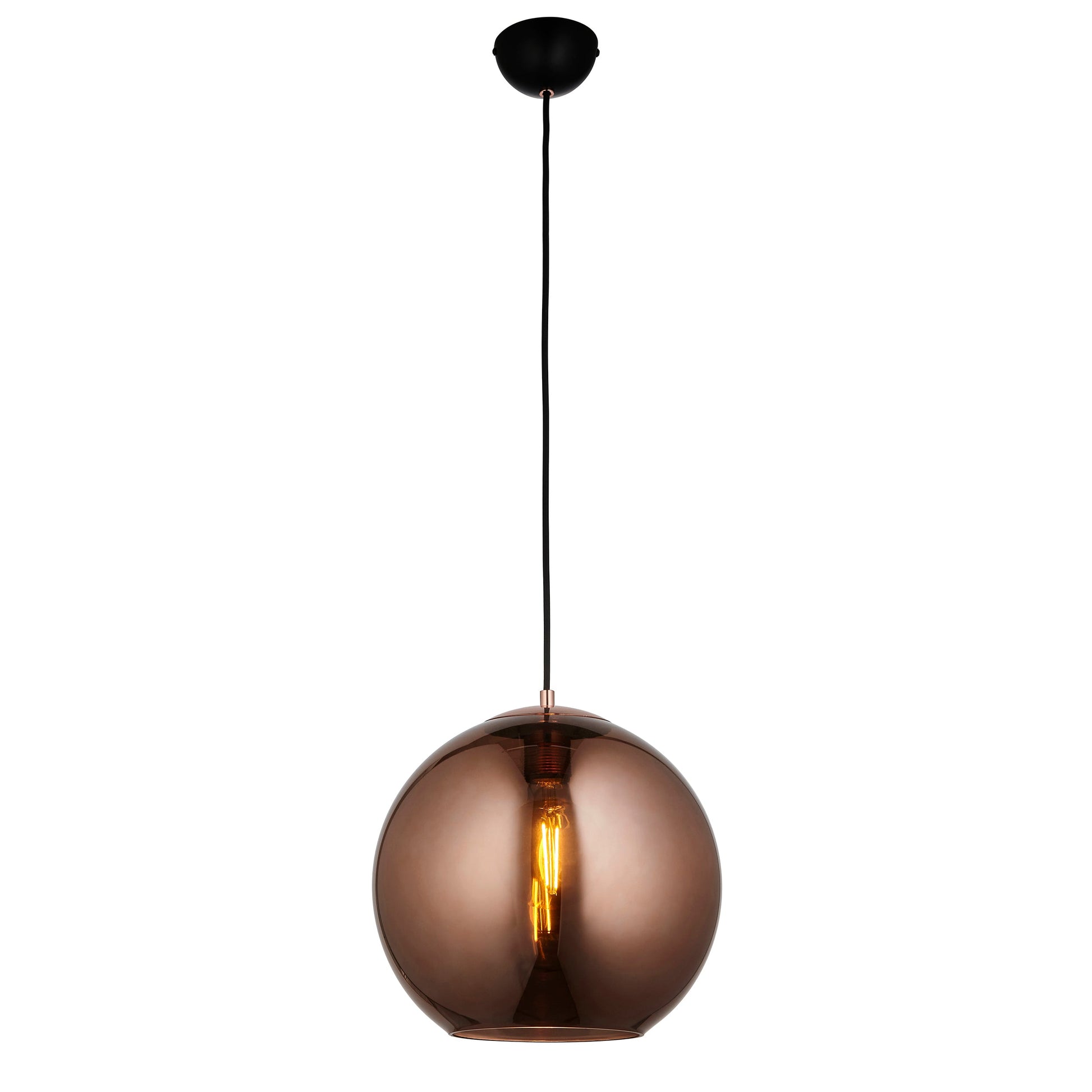 Boli Copper Glass Pendant Light