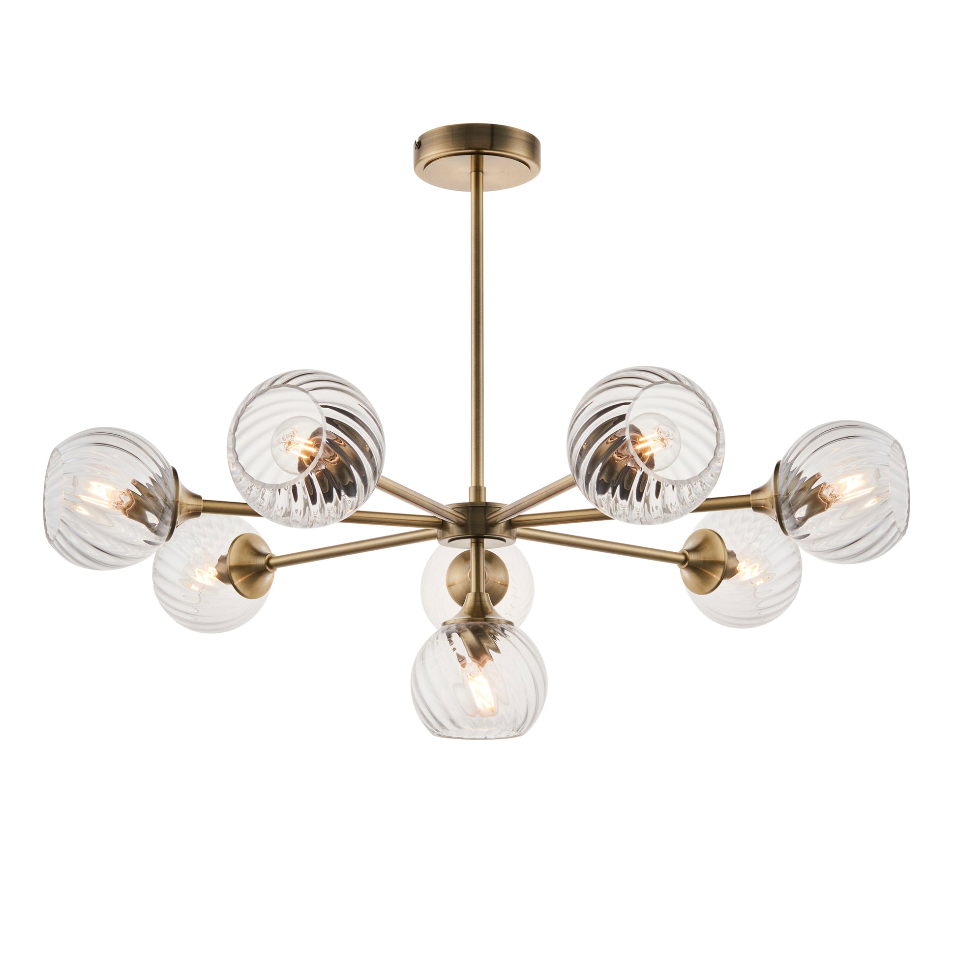 Allegra 8 Light Semi flush Ceiling Light