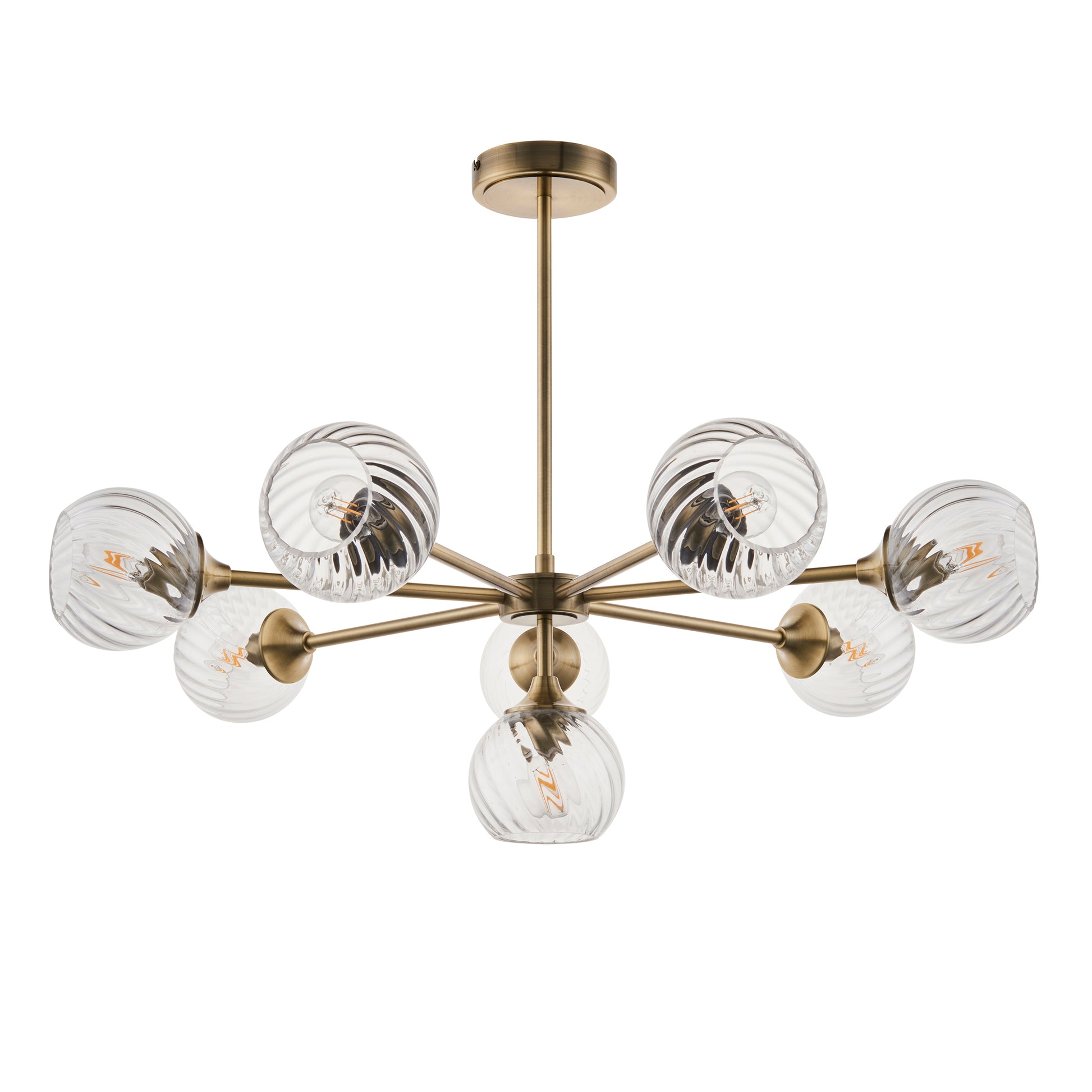 Allegra 8 Light Semi flush Ceiling Light