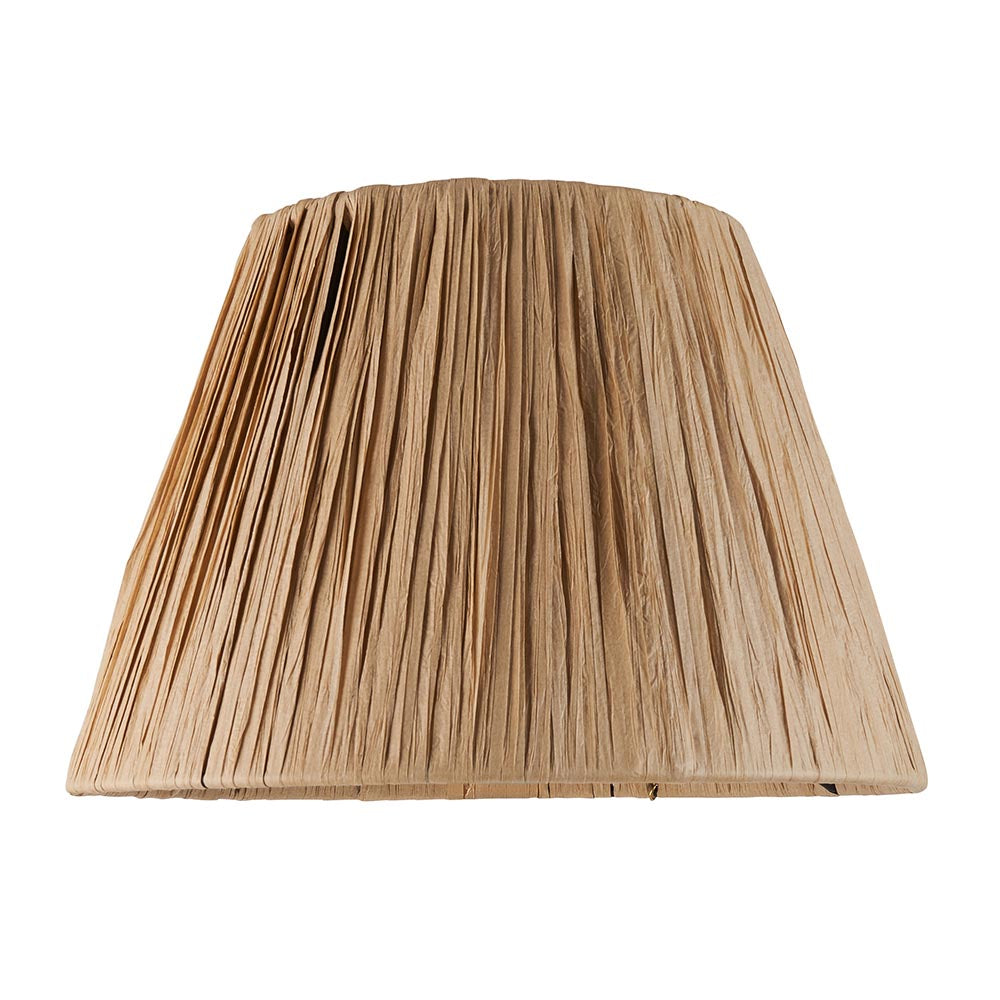 Raffia Tapered Lamp Shade, 24cm