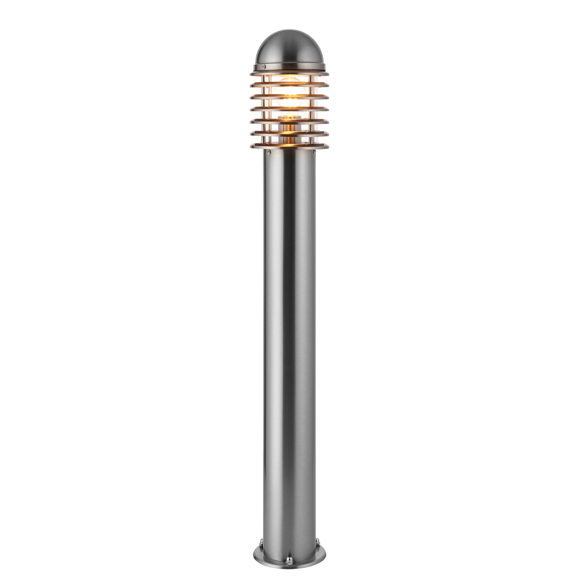 Louvre 100cm Post Light, Stainless Steel