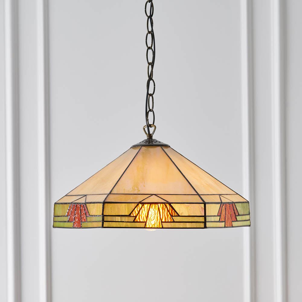 Nevada 35cm Tiffany Pendant Light