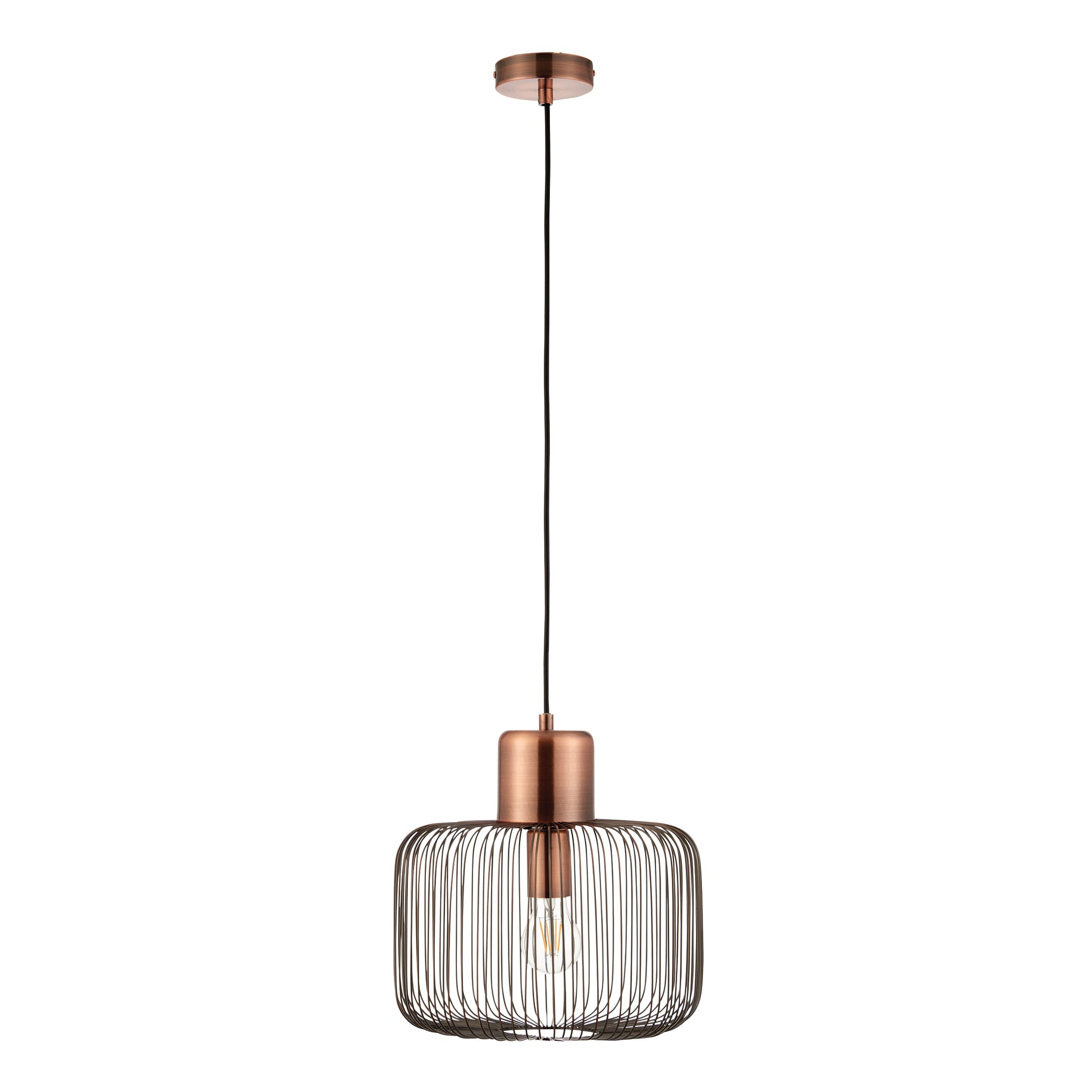 Nicola Pendant Light, Antique Copper