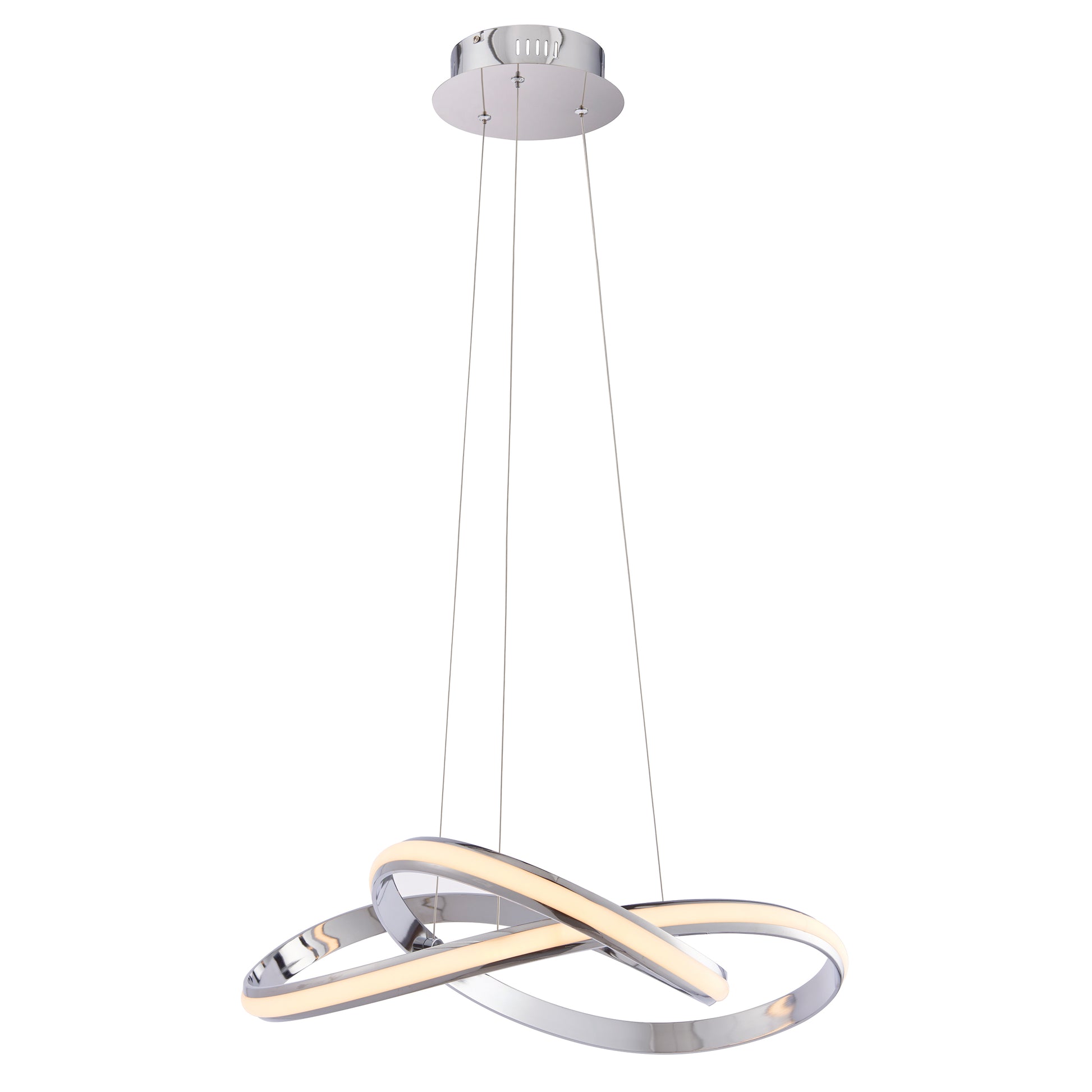 Aria LED Pendant Light, Chrome