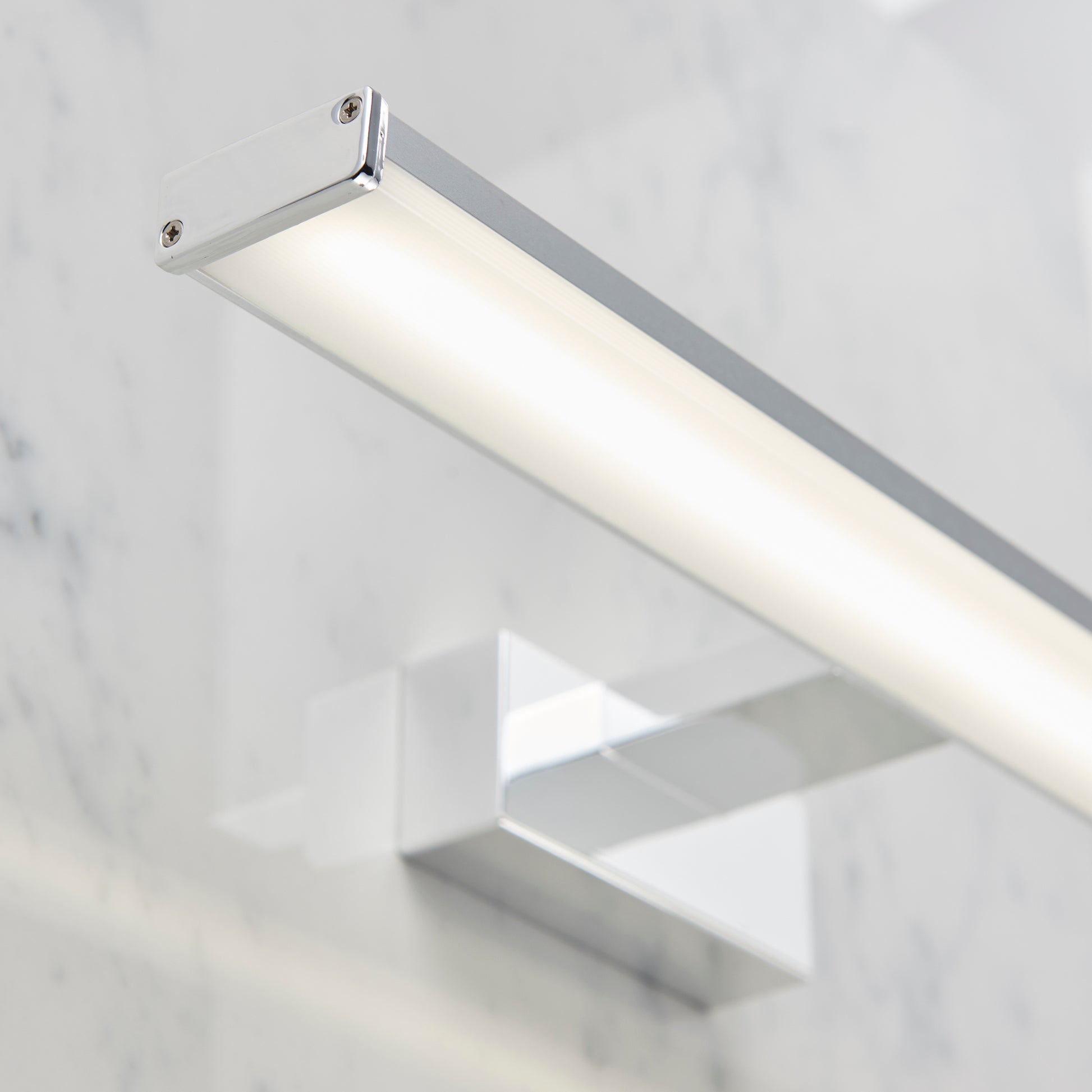 Axis 40 Over Mirror Bathroom Wall Light, Chrome