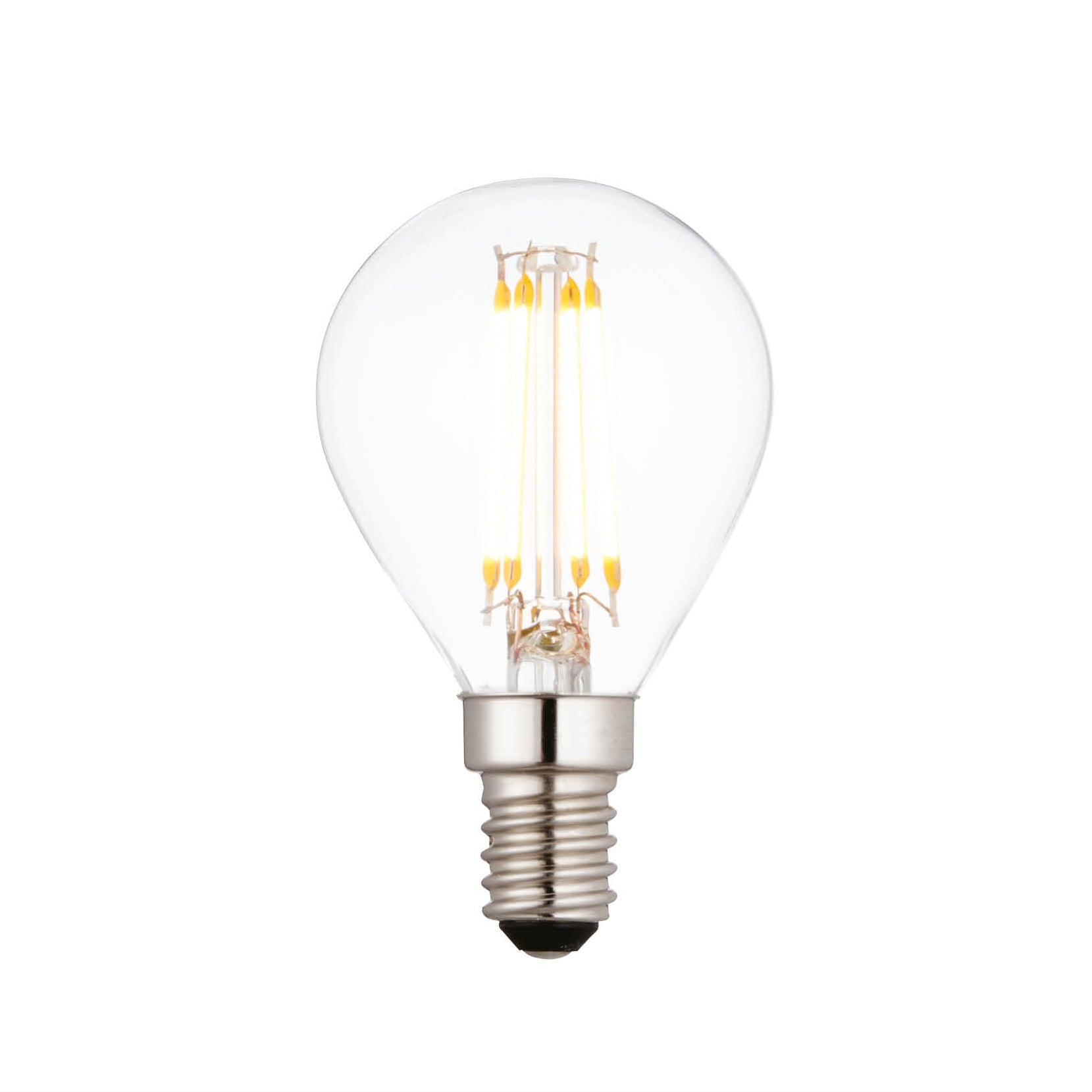E14 420lm LED Filament Golf Light Bulb, Dimmable
