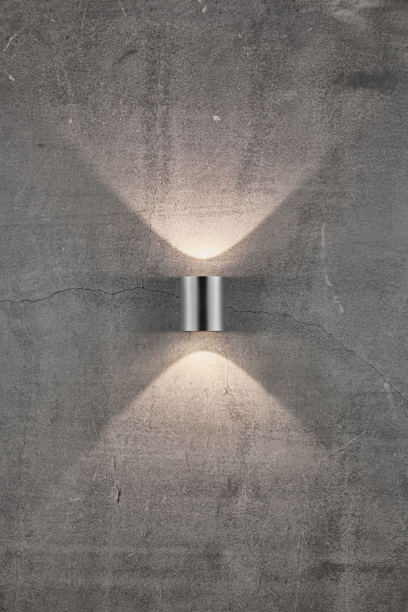 Canto 2 LED Up & Down Wall Light, Stainless Steel