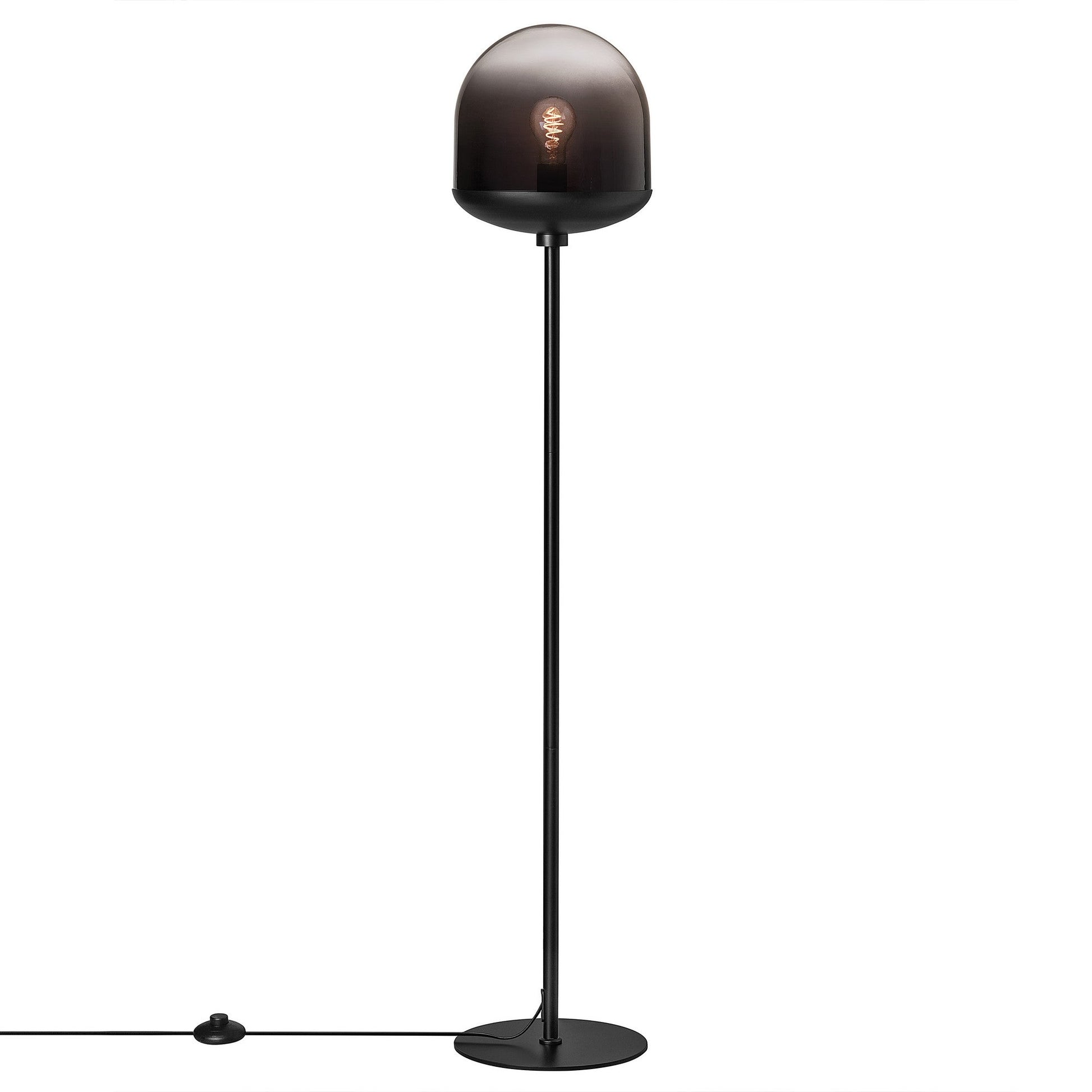 Magia Floor Lamp, Black/Smoked