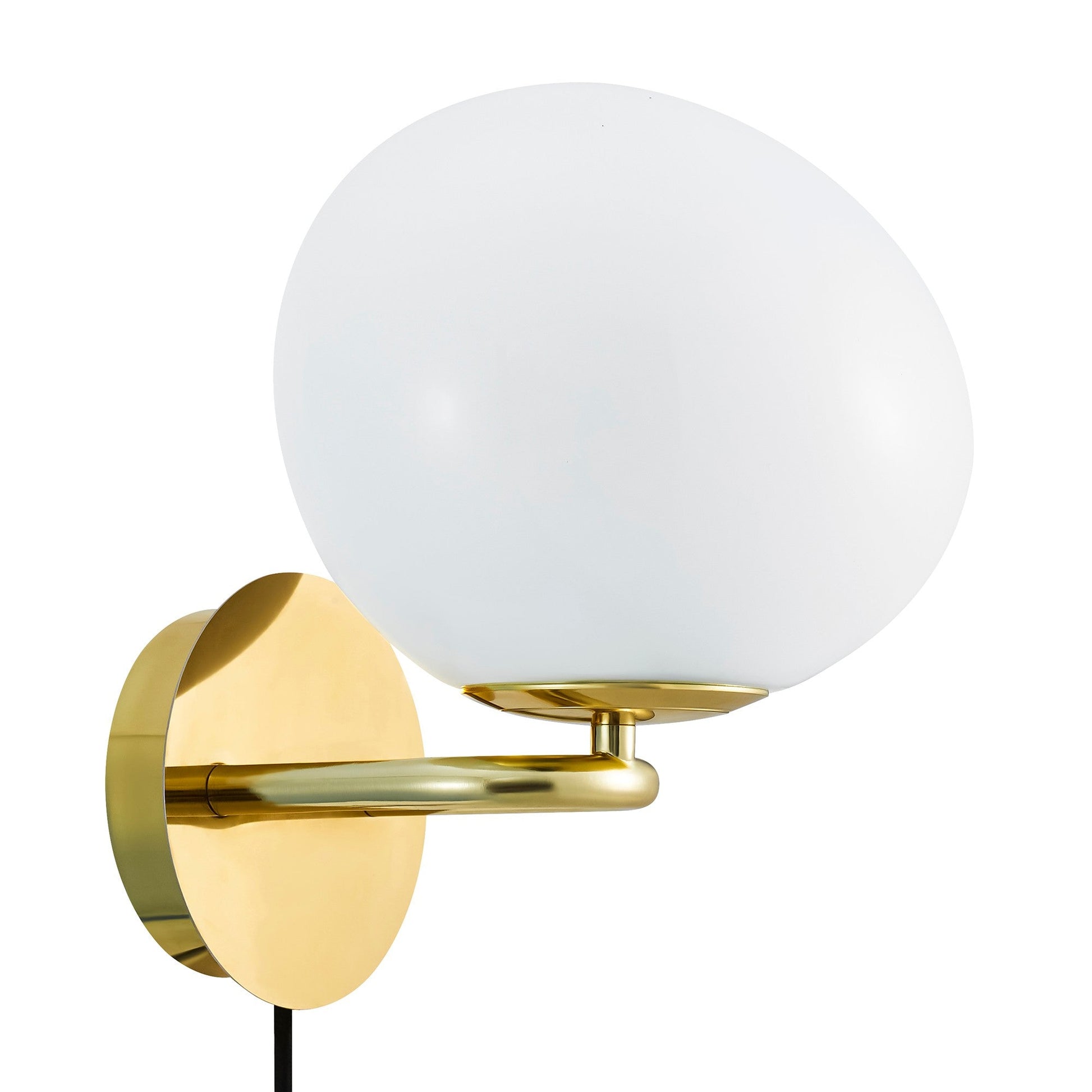 Shapes Wall Light, Brass/Opal