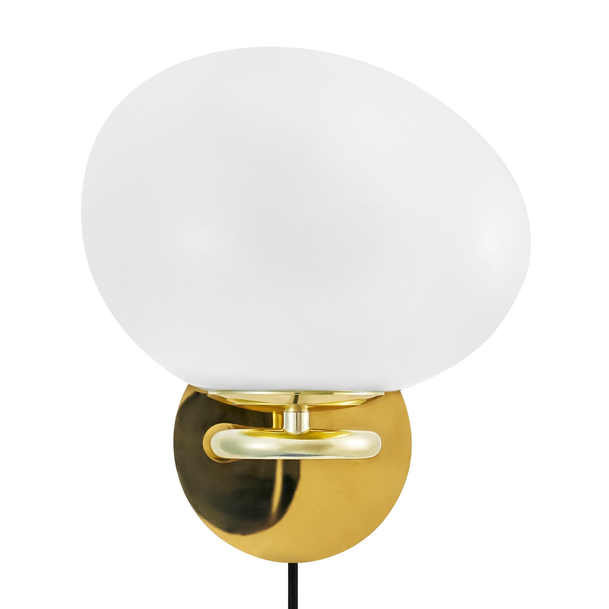 Shapes Wall Light, Brass/Opal