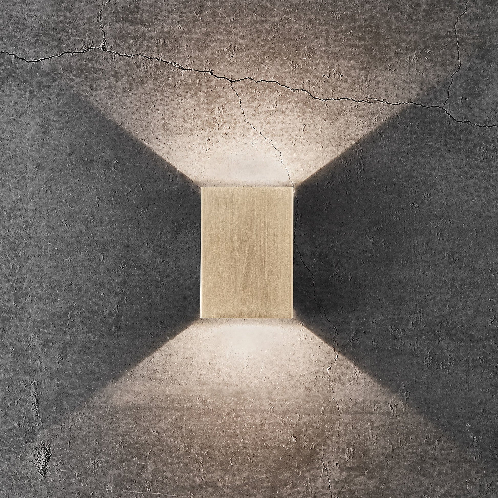 Fold 10 LED Wall Light, Brass