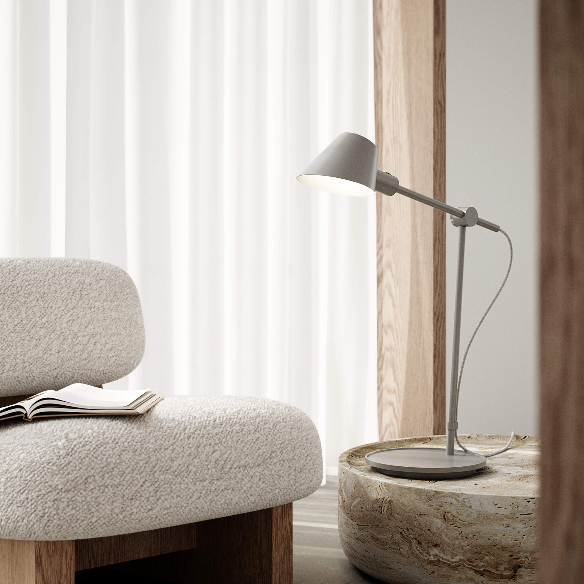 Nordlux Nordlux Swing Long Arm Table Lamp - -Lampsy