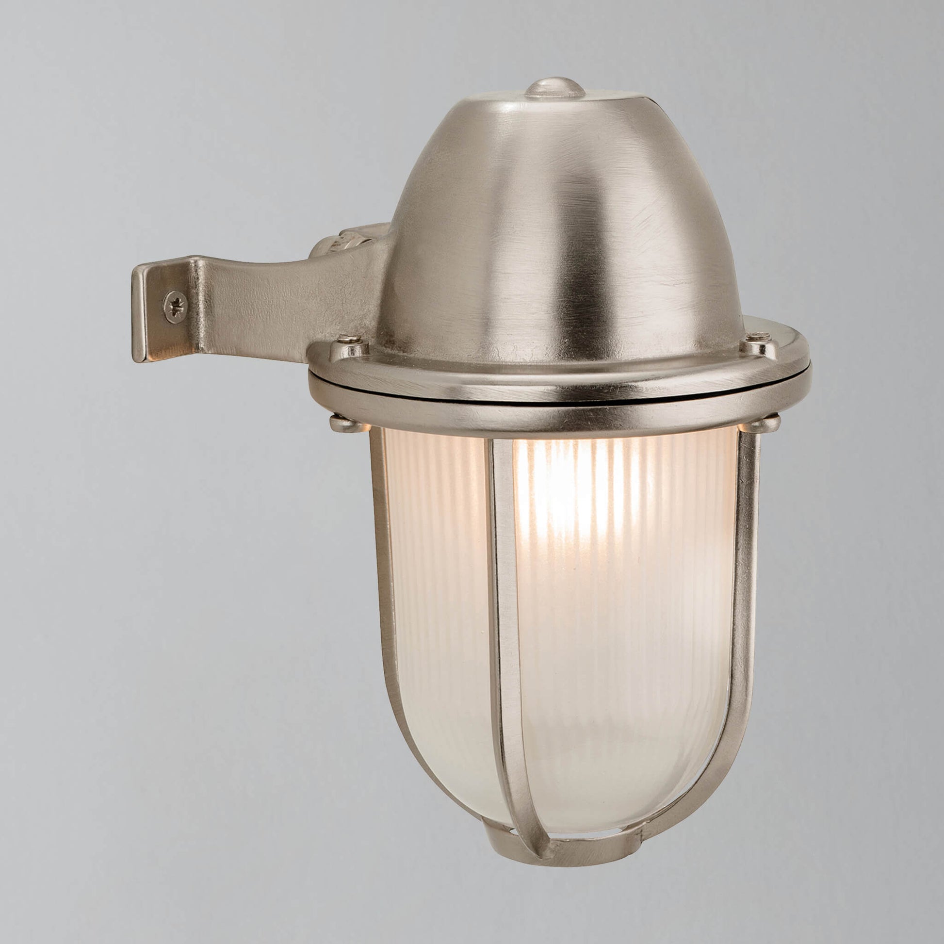 Ottone Wall Lantern Bulkhead, Nickel