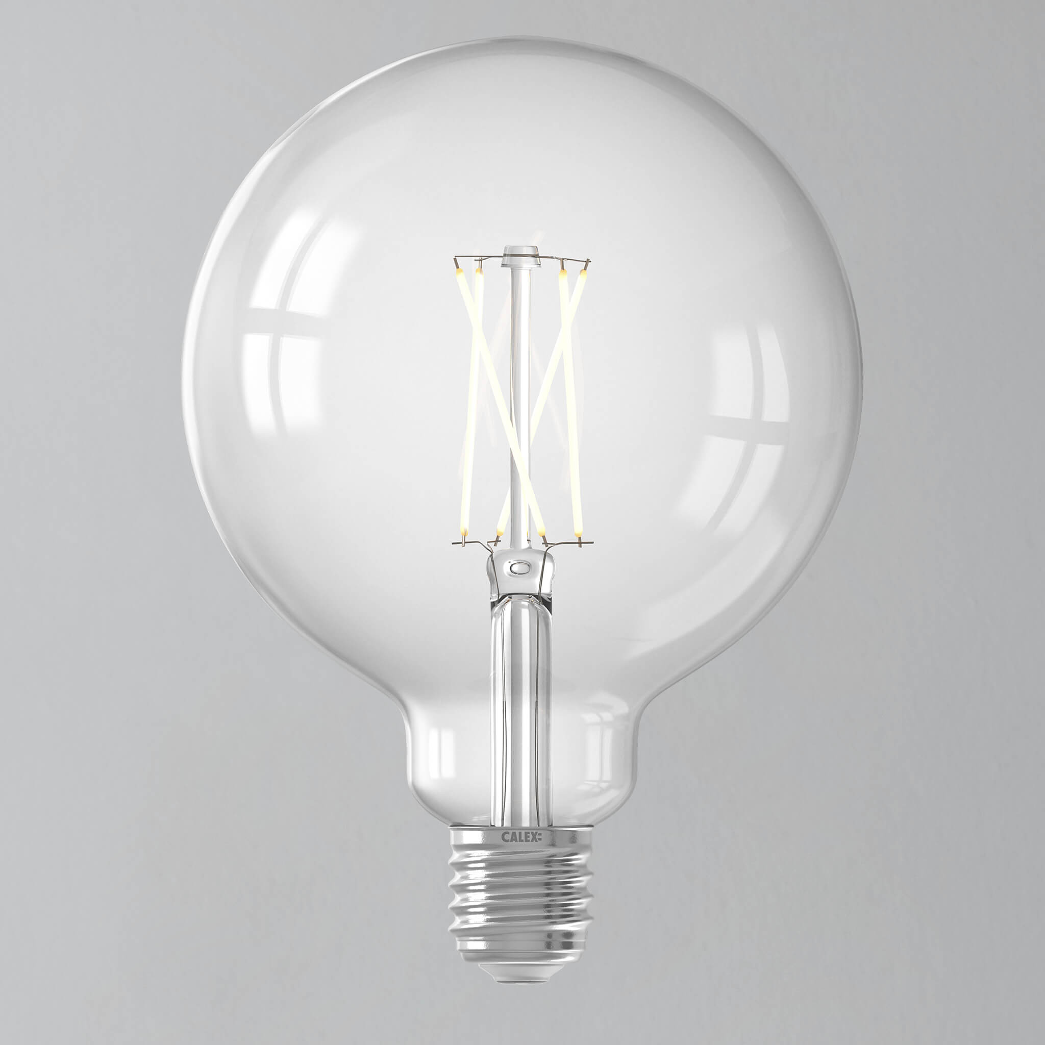 Calex 470lm 7.5w E27 G125 Globe 1800-3000k Smart LED Filament Bulb – Lampsy
