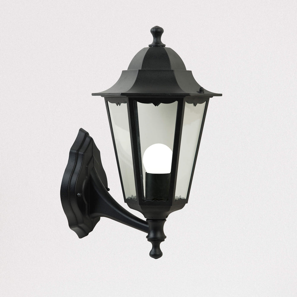 Nordlux Cardiff Traditional Wall Lantern - Black - -Lampsy