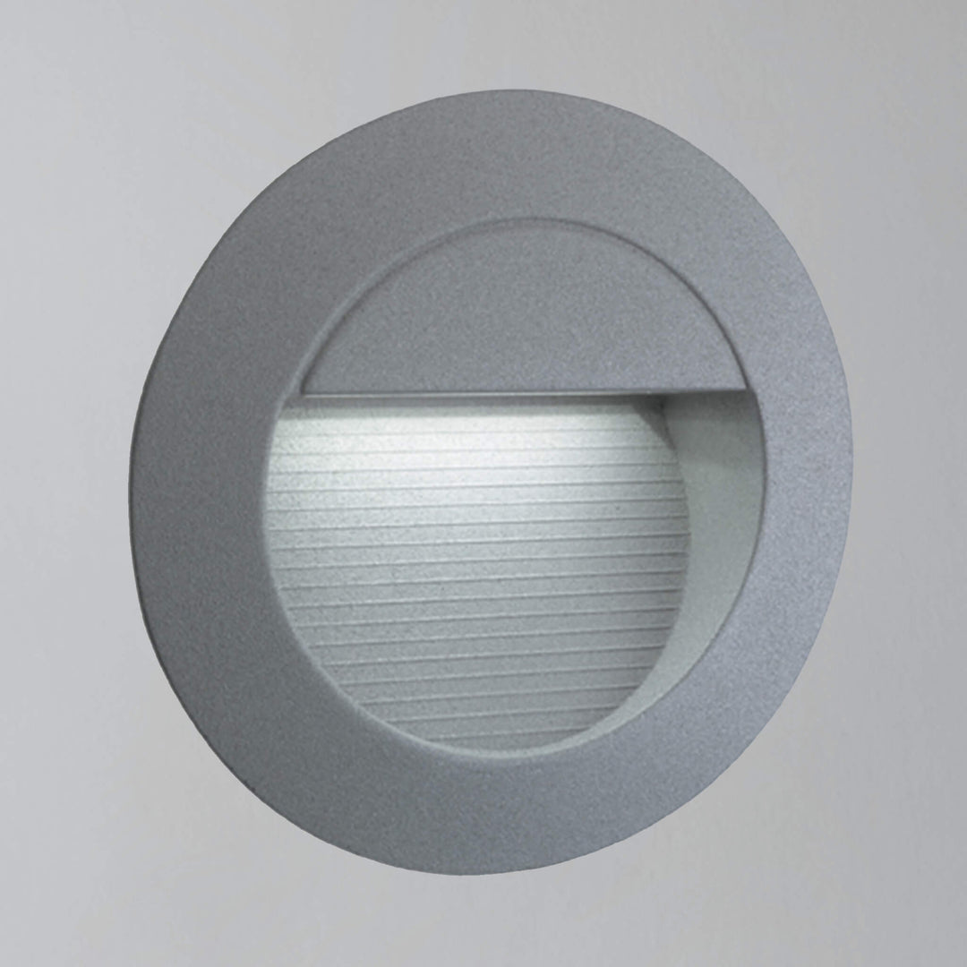 Vejen Round Aluminium LED Wall & Step Light
