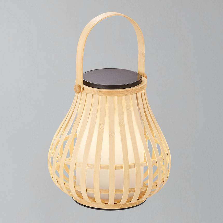 Leo To-Go Bamboo Solar Rechargeable Lamp