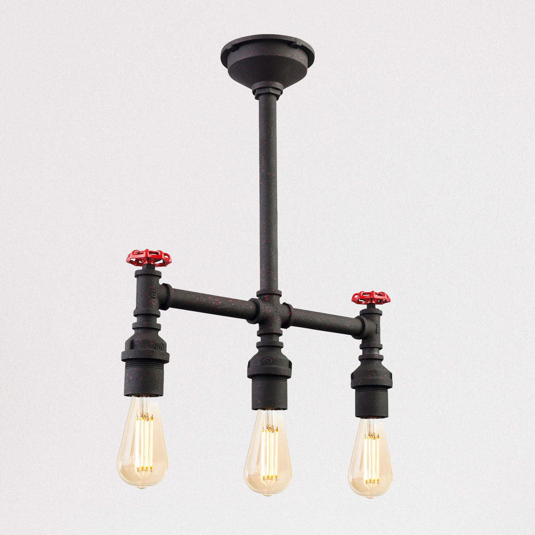 Lampsy FLR Steampunk Island Pendant Light - -Lampsy