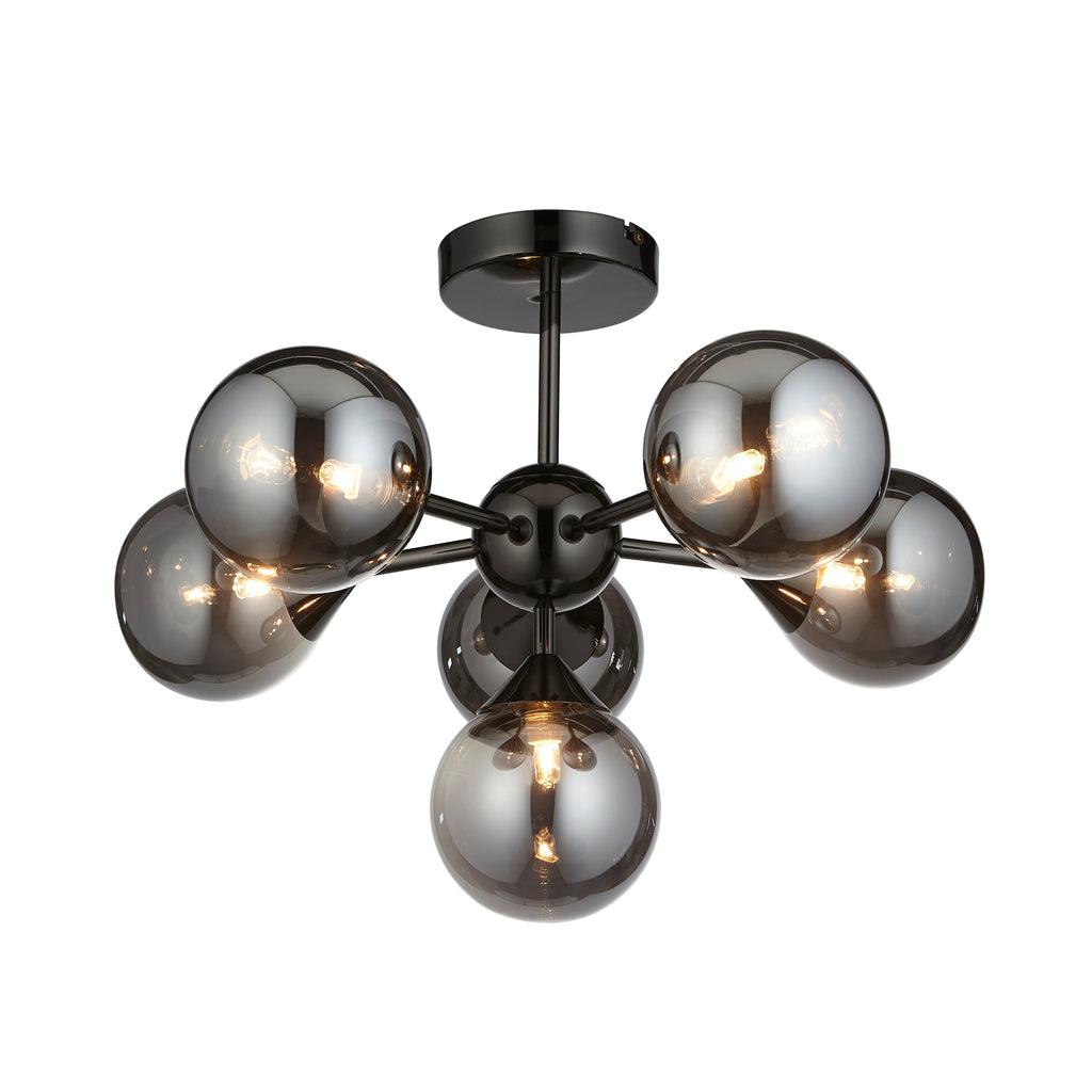 Oscar 6 Light Semi Flush Ceiling Light