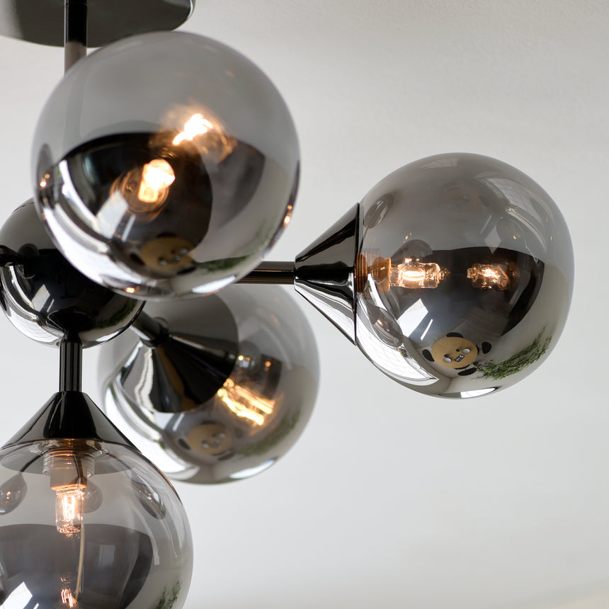 Oscar 6 Light Semi Flush Ceiling Light