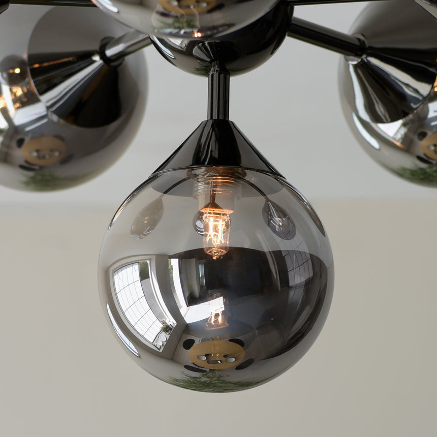 Oscar 6 Light Semi Flush Ceiling Light