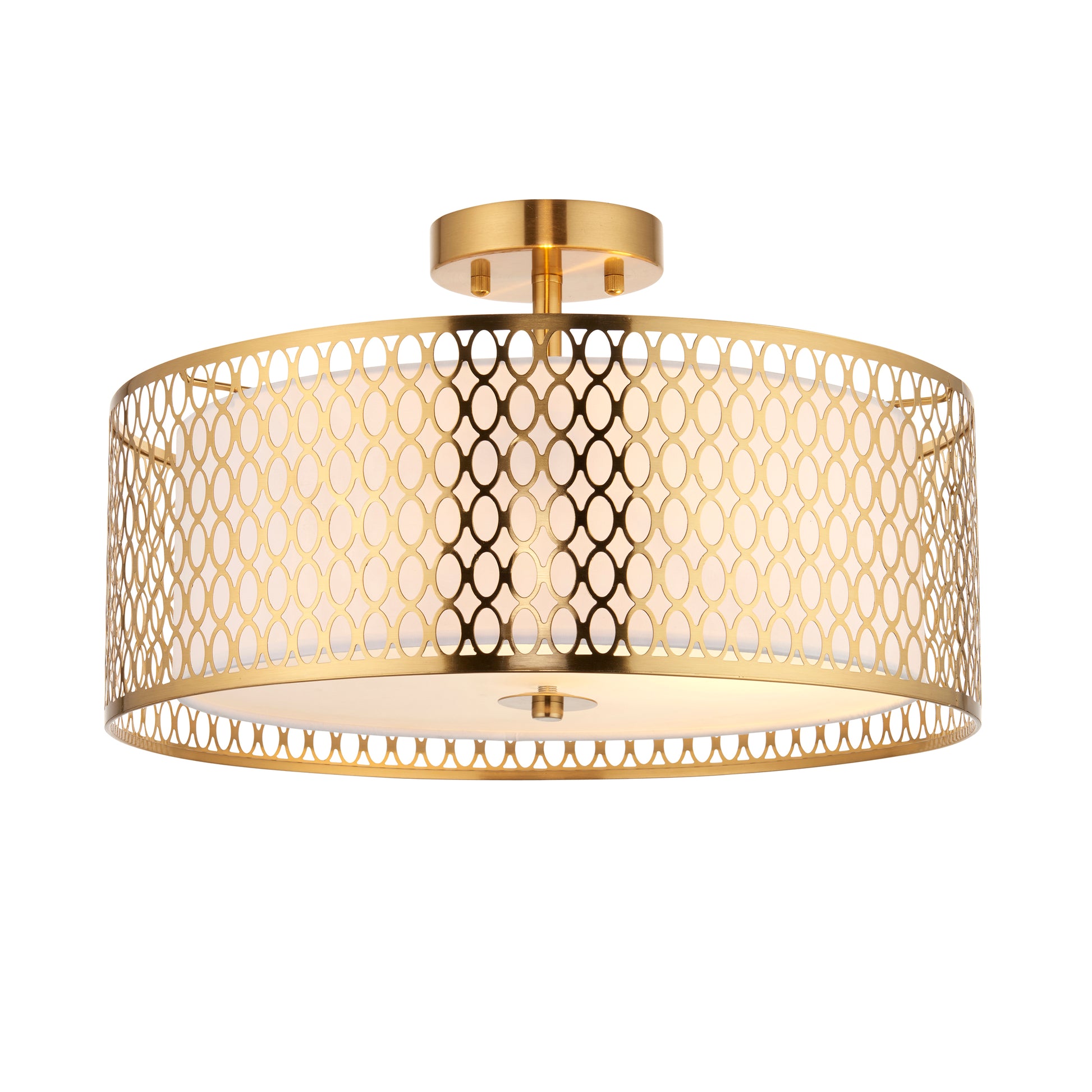 Cordero 3 Light Semi Flush Ceiling Light