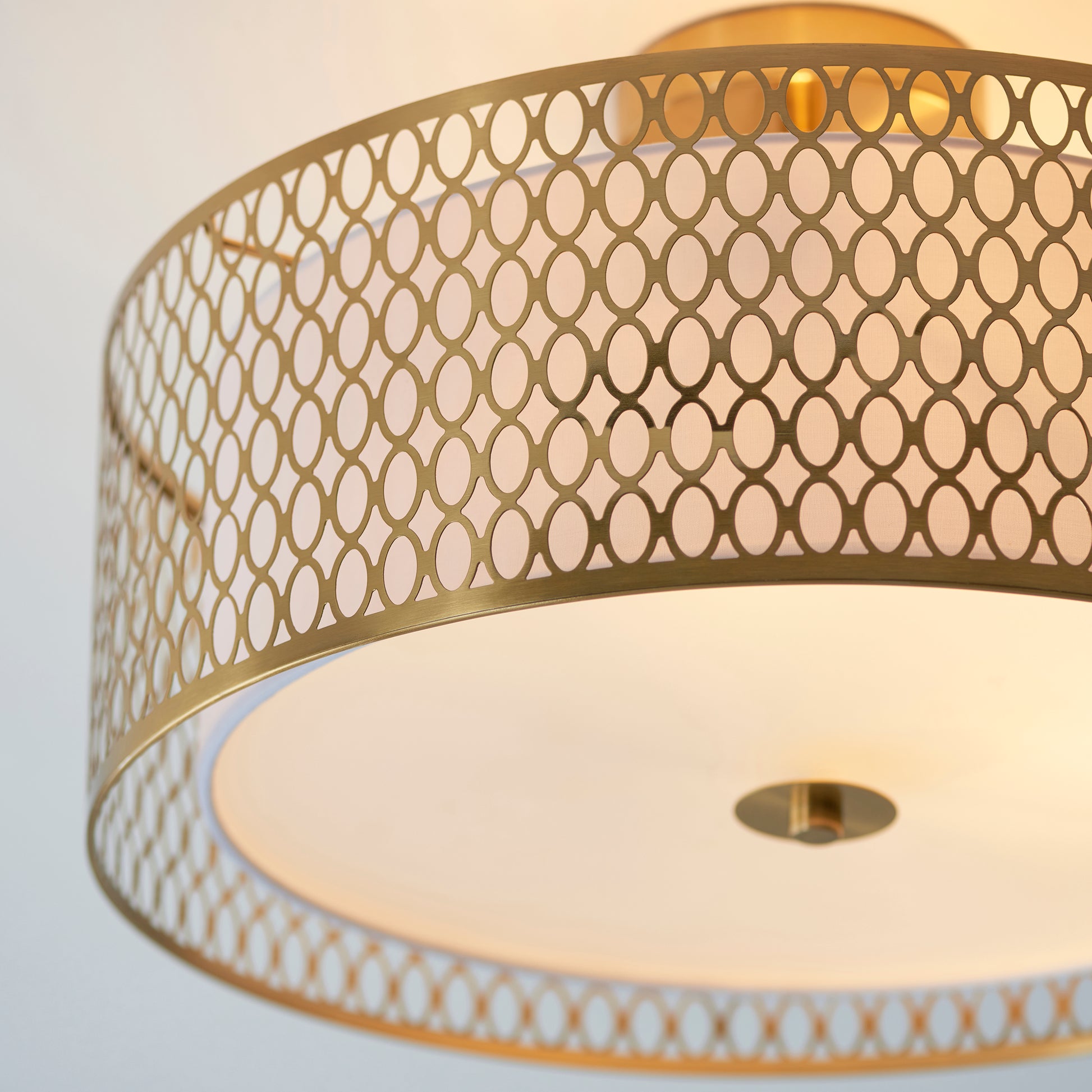 Cordero 3 Light Semi Flush Ceiling Light