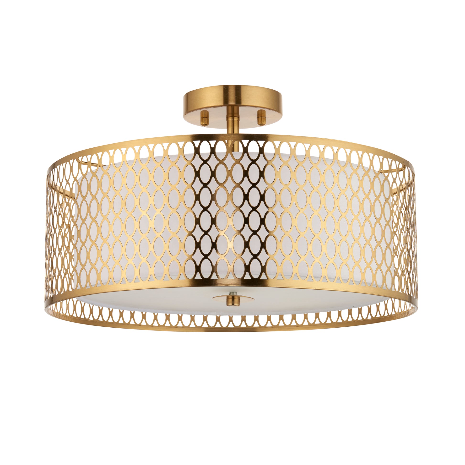 Cordero 3 Light Semi Flush Ceiling Light