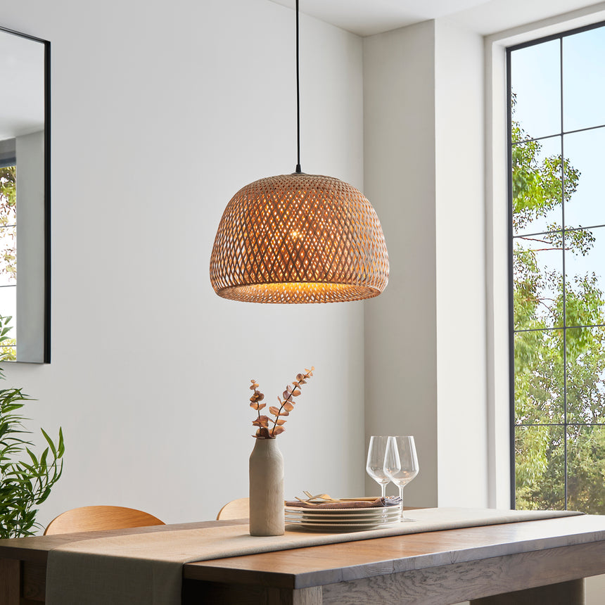 Bali Bamboo Pendant Light