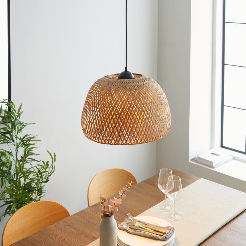Bali Bamboo Pendant Light