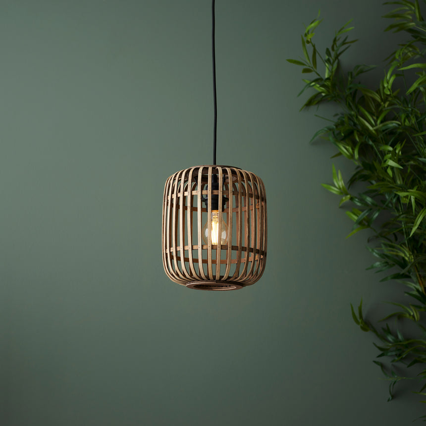 Mathias Bamboo Pendant Light