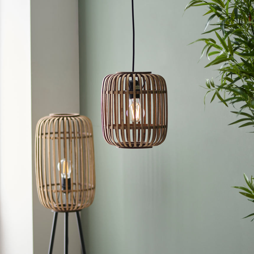 Mathias Bamboo Pendant Light