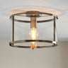 Hopton Glass Flush Ceiling Light
