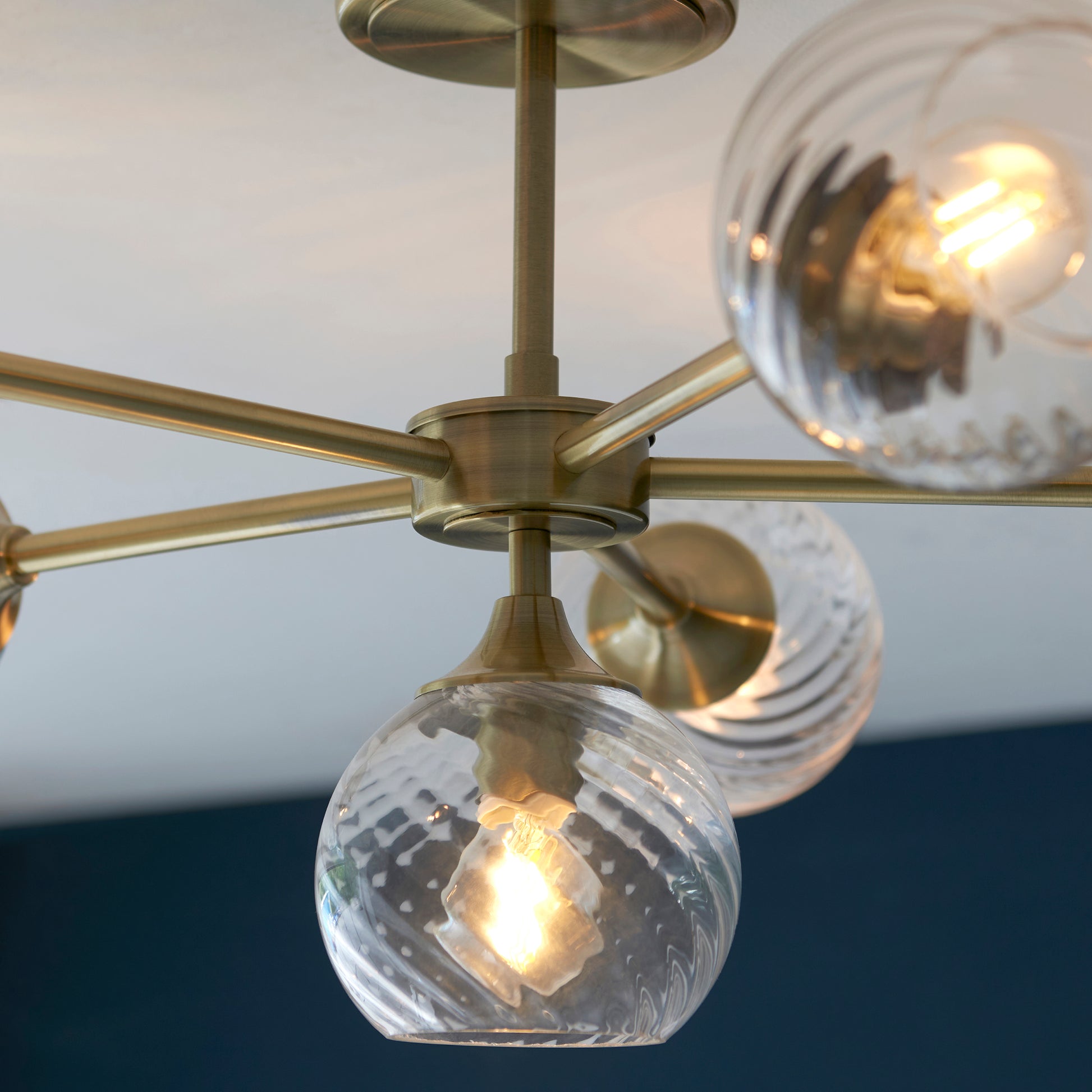 Allegra 6 Light Semi Flush Ceiling Light