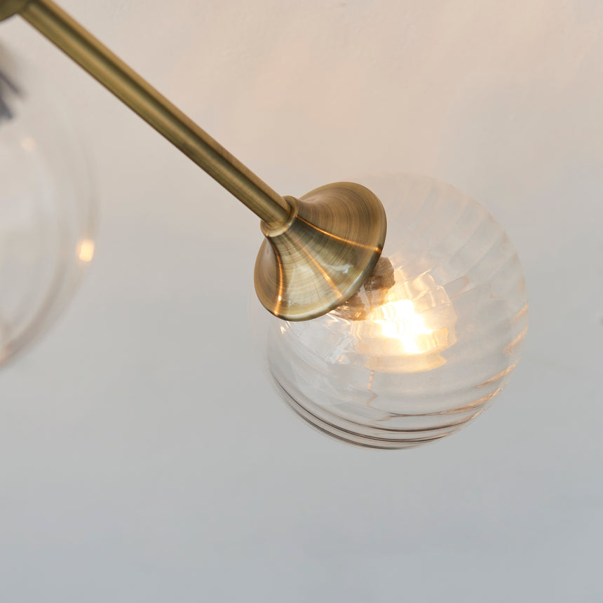 Allegra 6 Light Semi Flush Ceiling Light