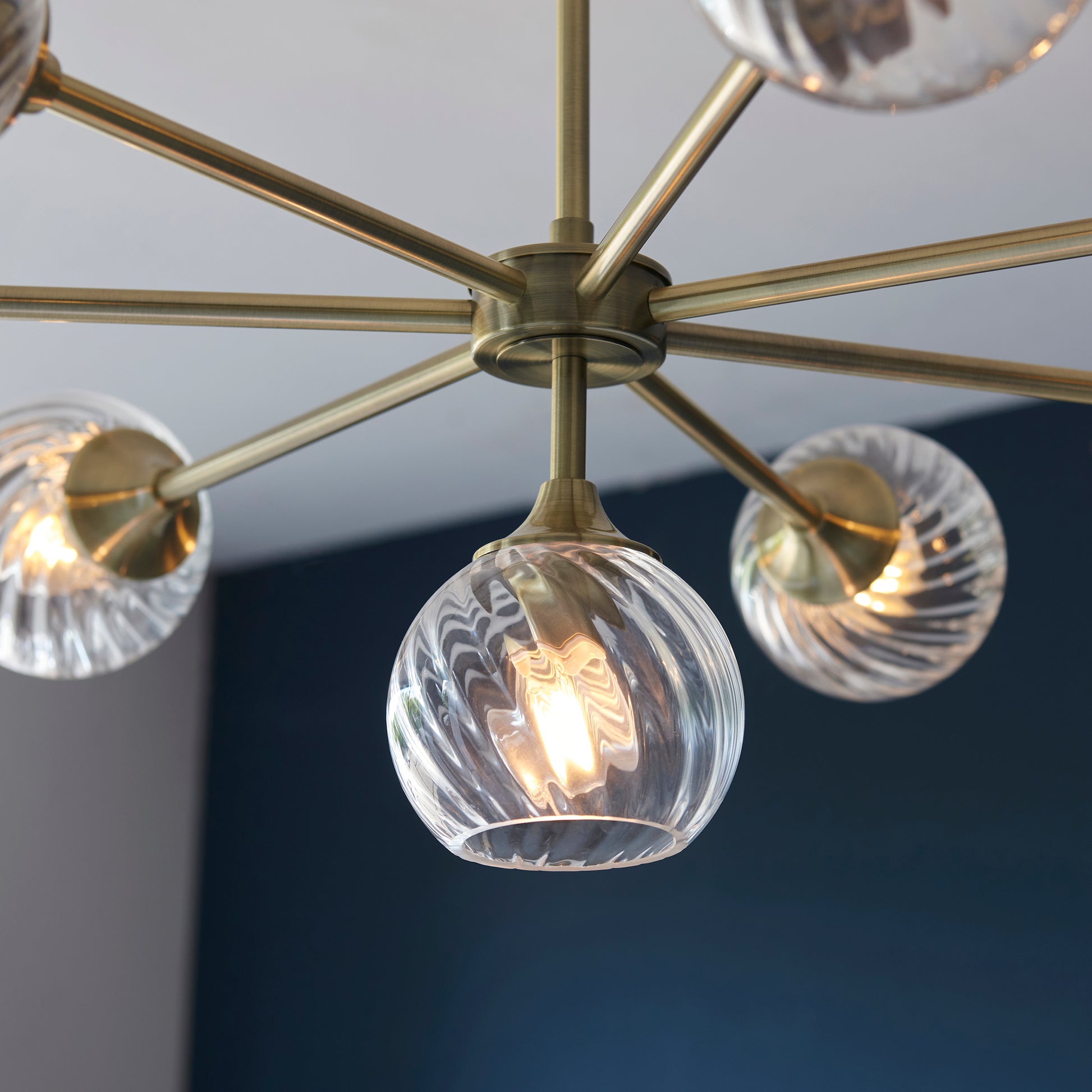 Allegra 8 Light Semi flush Ceiling Light