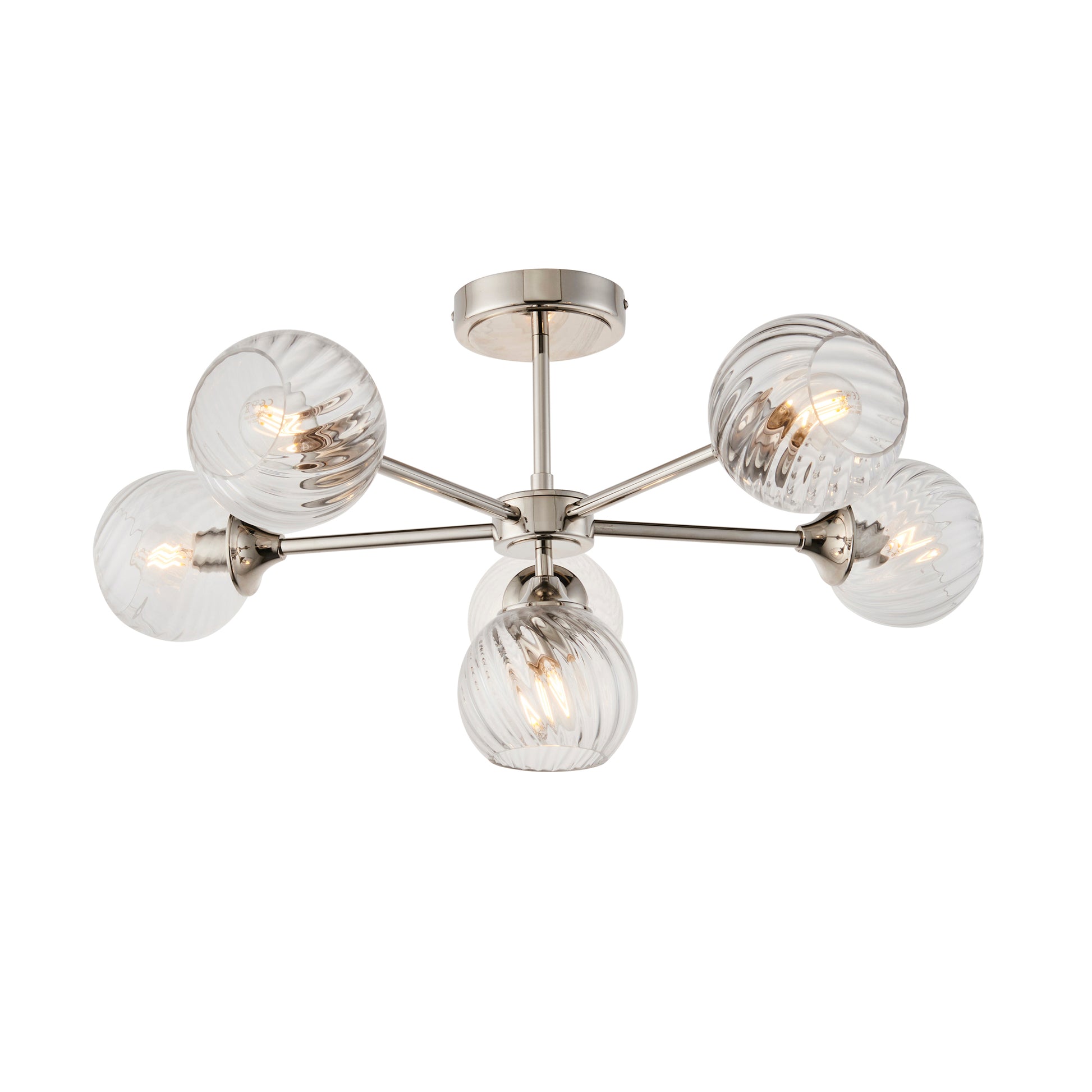 Allegra 6 Light Semi Flush Ceiling Light
