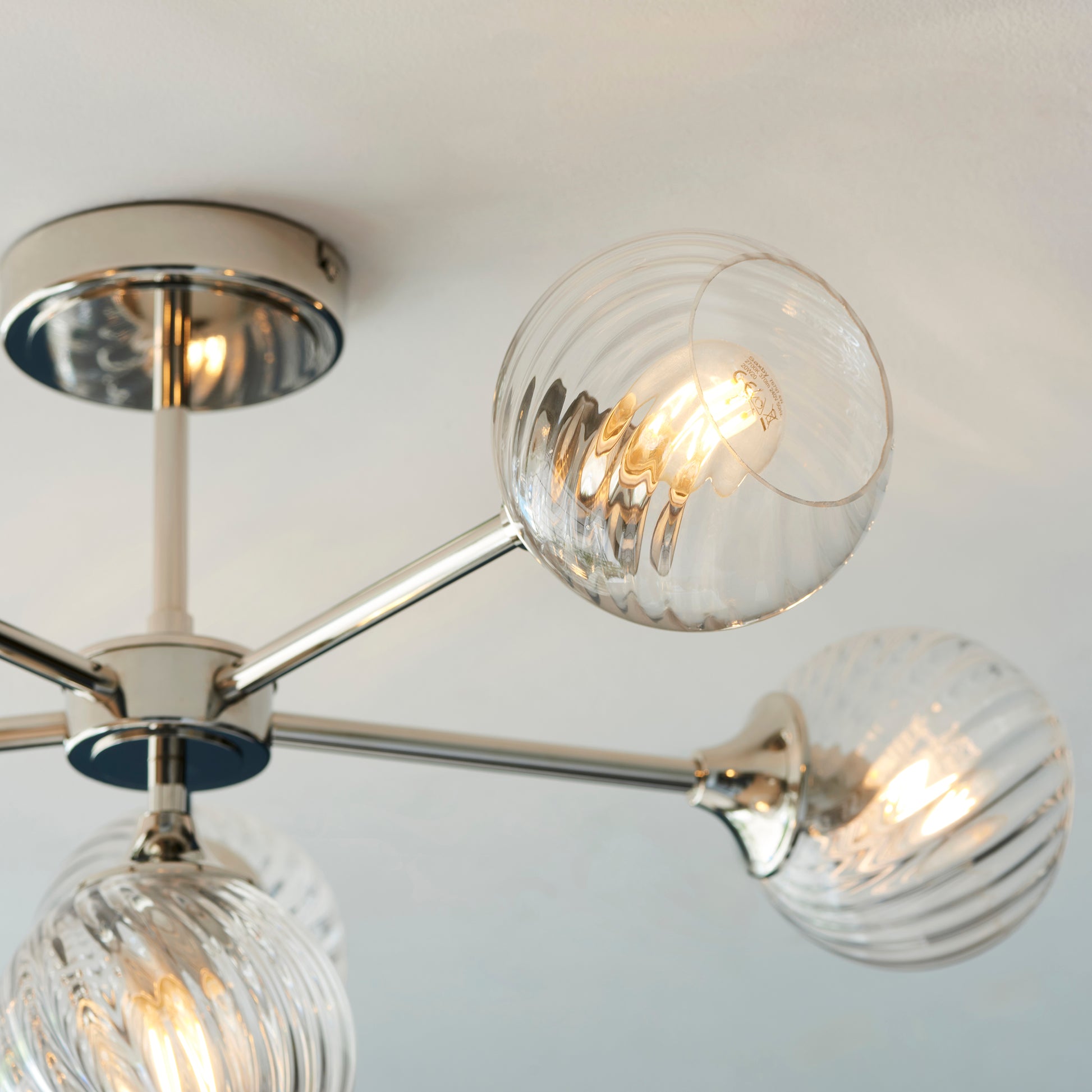 Allegra 6 Light Semi Flush Ceiling Light