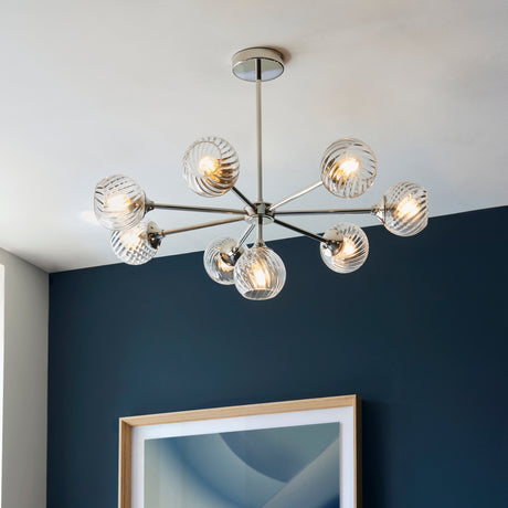 Allegra 8 Light Semi flush Ceiling Light