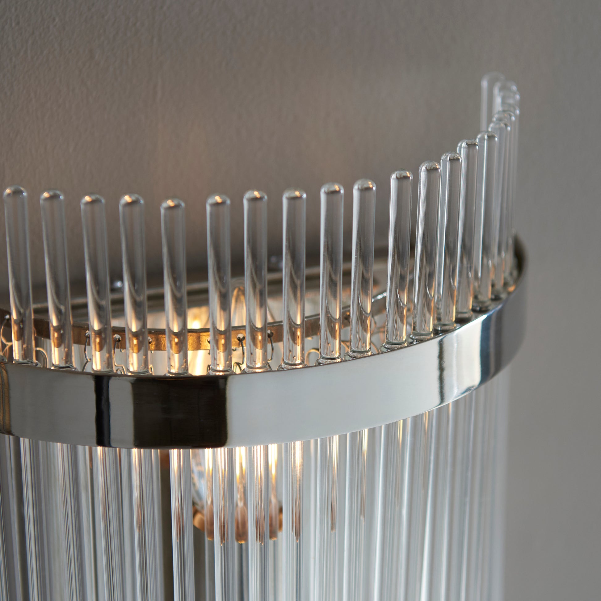 Marietta Wall Light, Bright Nickel