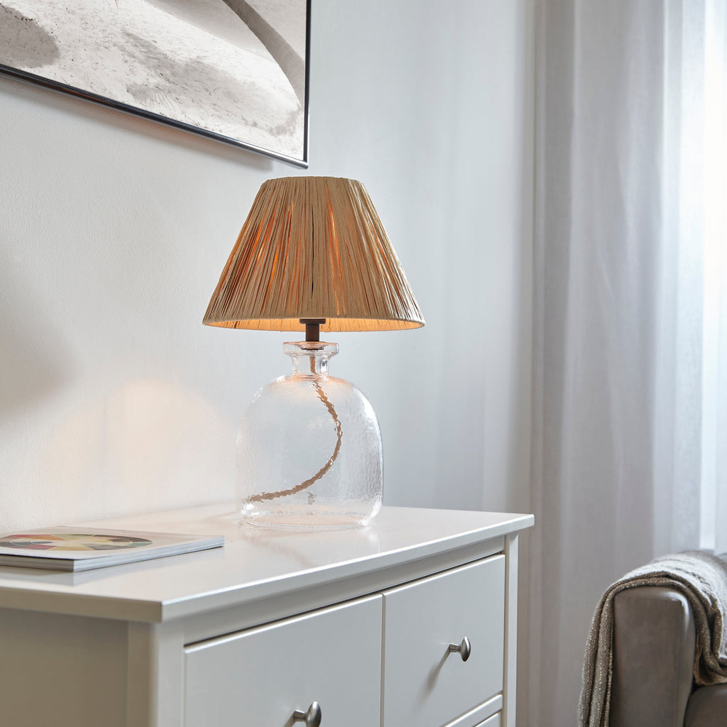 Lyra Raffia Table Lamp