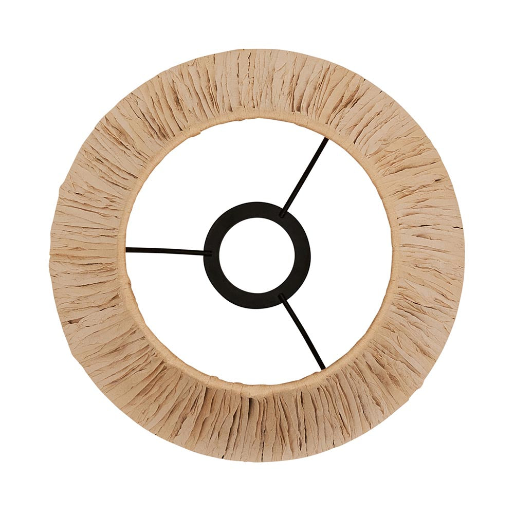 Raffia Tapered Lamp Shade, 24cm