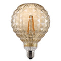 Avra Square 140lm G120 Globe 2200k LED Filament Light Bulb E27