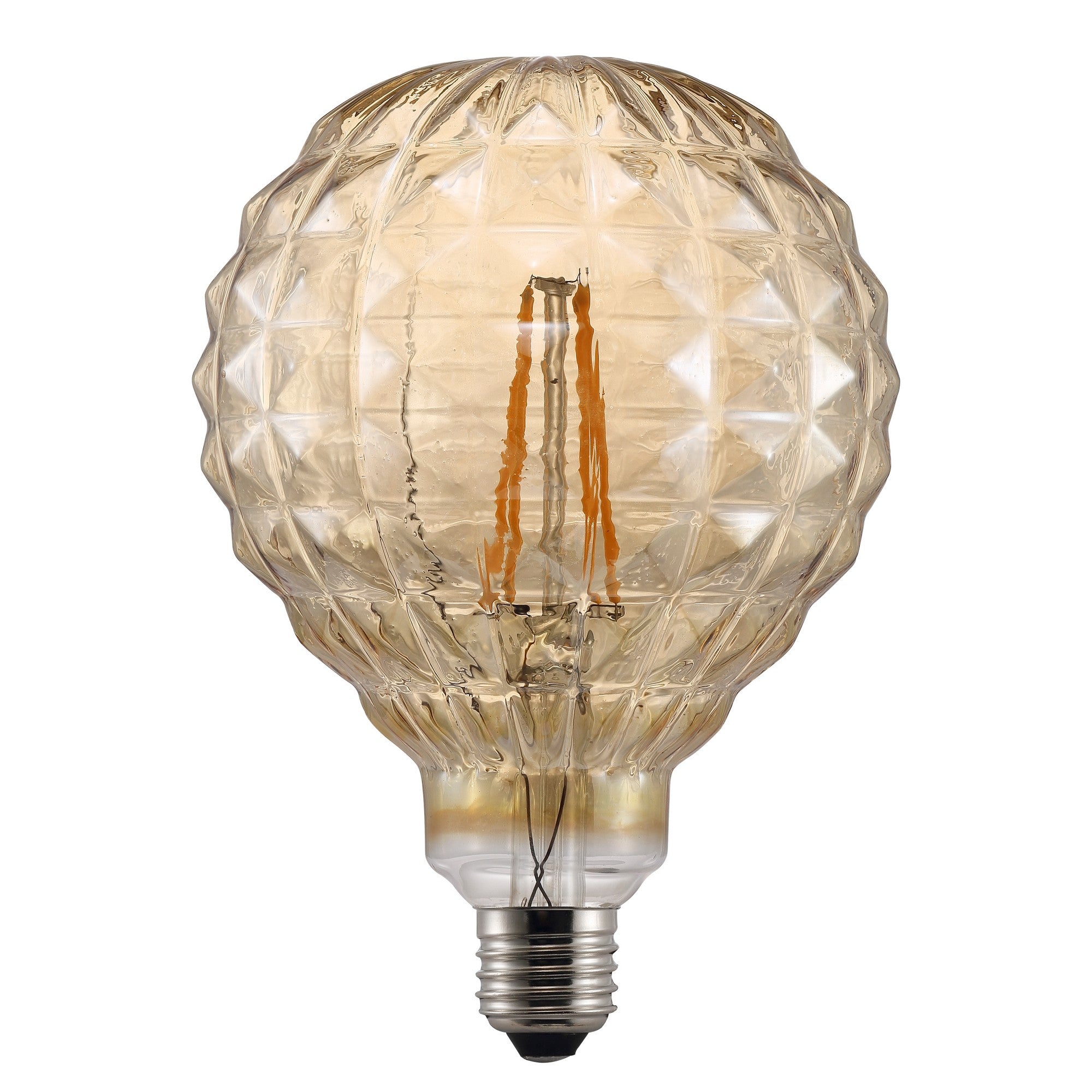 Avra Square 140lm G120 Globe 2200k LED Filament Light Bulb E27