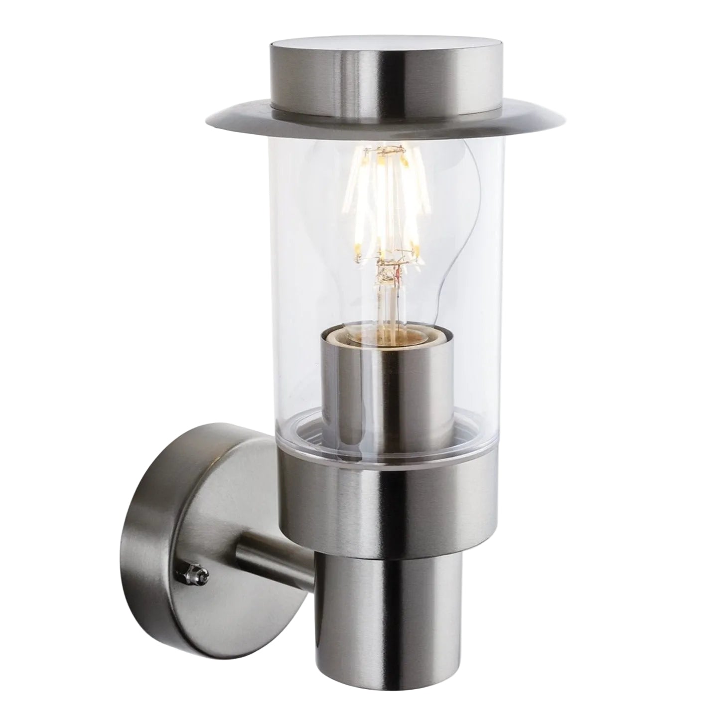Hayes Outdoor Wall Light, Stainless Steel