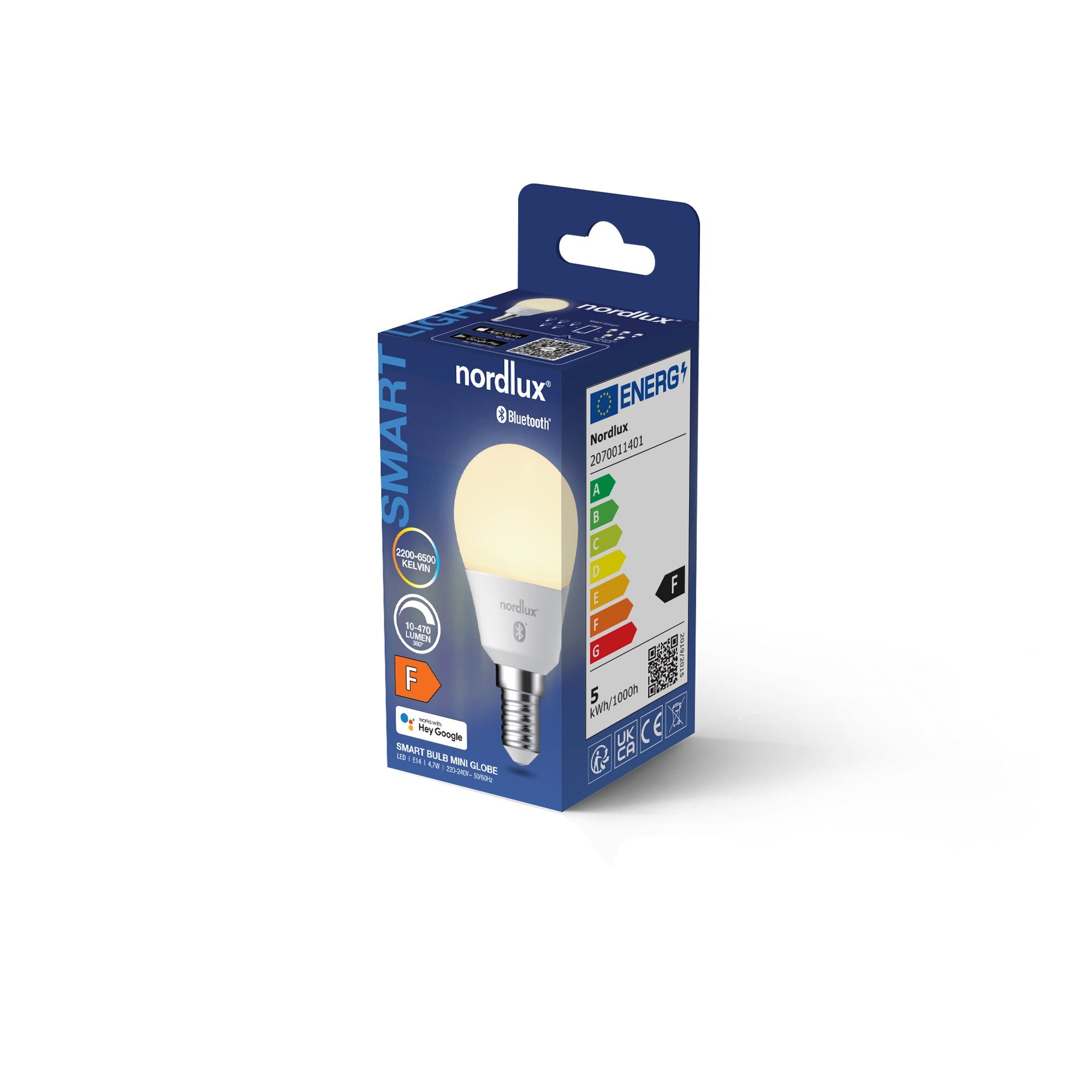 E14 Smart Golf LED Bulb | Tuneable White 2200-6500K | 470lm