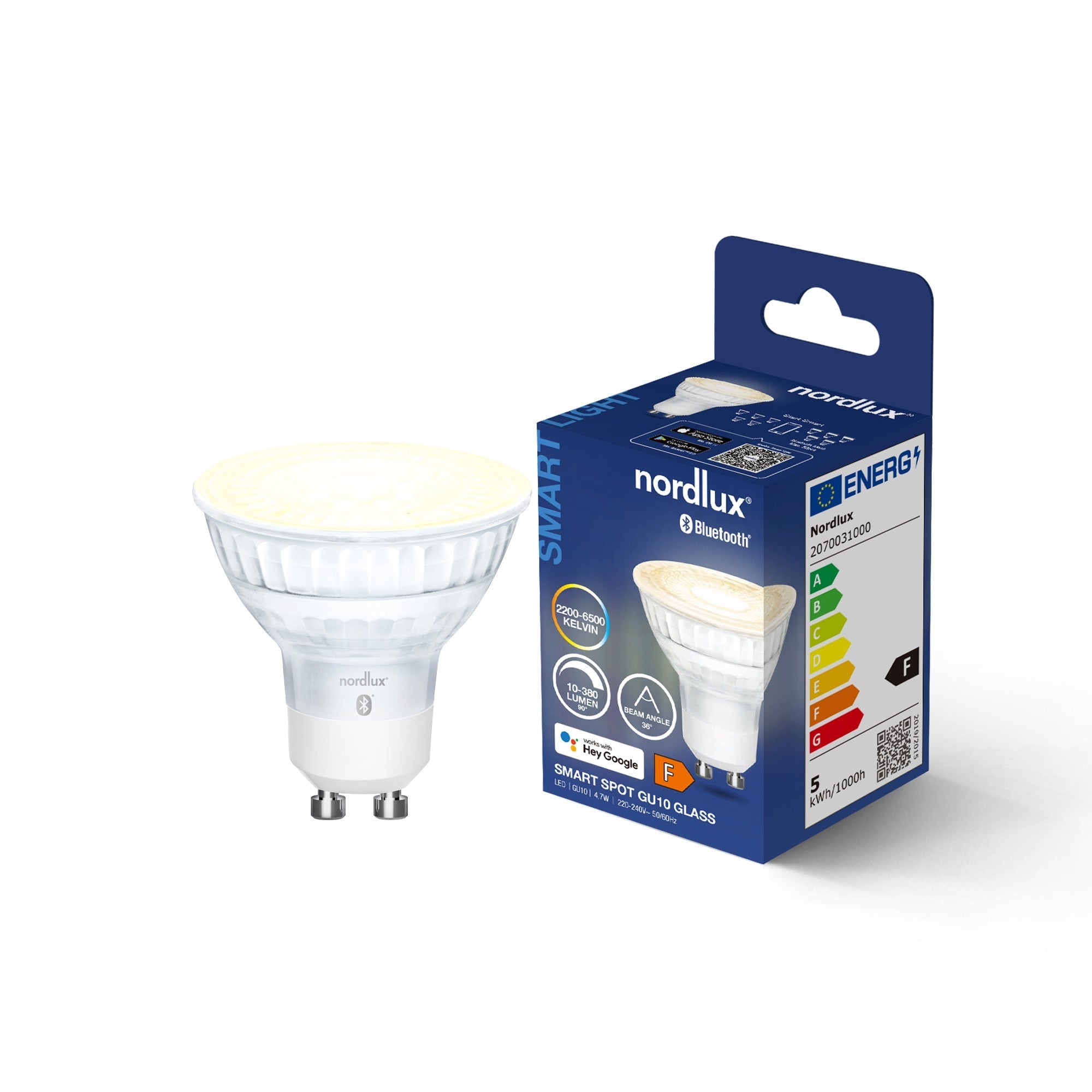 GU10 Smart LED Bulb | Tuneable White 2200-6500K | Dimmable