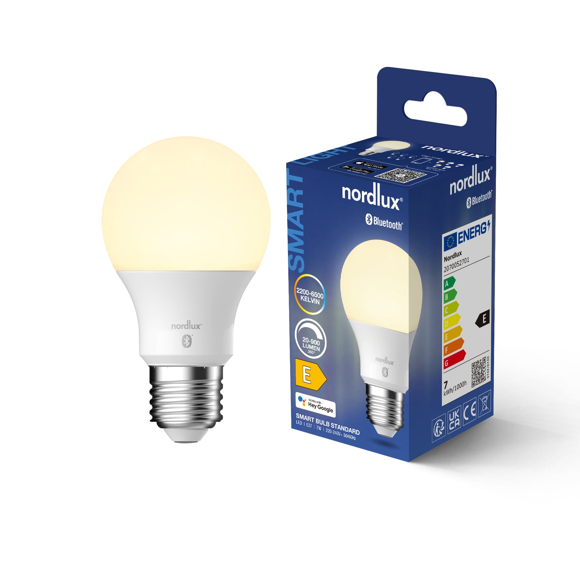 E27 Smart LED Bulb | Tuneable White 2200-6500K | 900lm