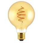 Deco Spiral G125 Globe 5w LED Filament Bulb E27